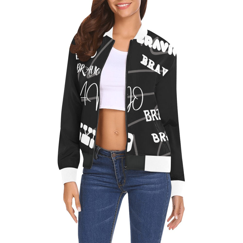 Bomber Feminina BRAVIO “Signature Drop” | Edição Limitada