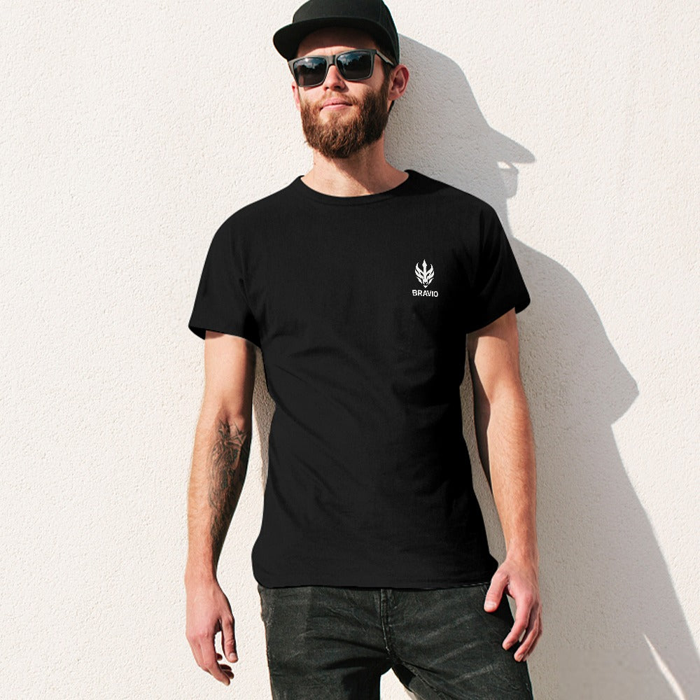 T-Shirt BRAVIO Clássica – 100% Algodão