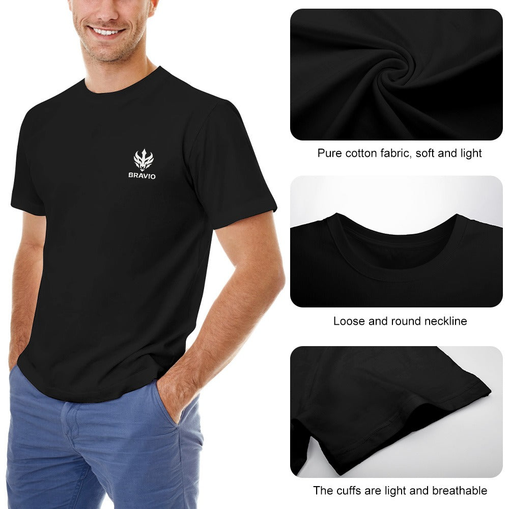 T-Shirt BRAVIO Clássica – 100% Algodão