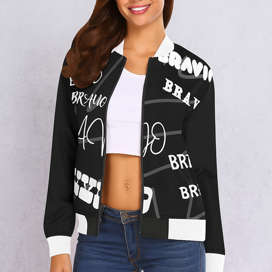 Bomber Feminina BRAVIO “Signature Drop” | Edição Limitada
