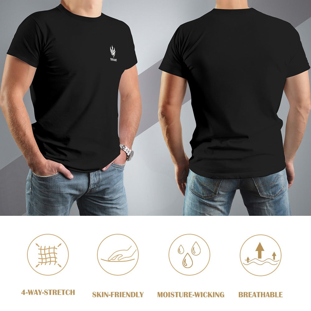 T-Shirt BRAVIO Clássica – 100% Algodão